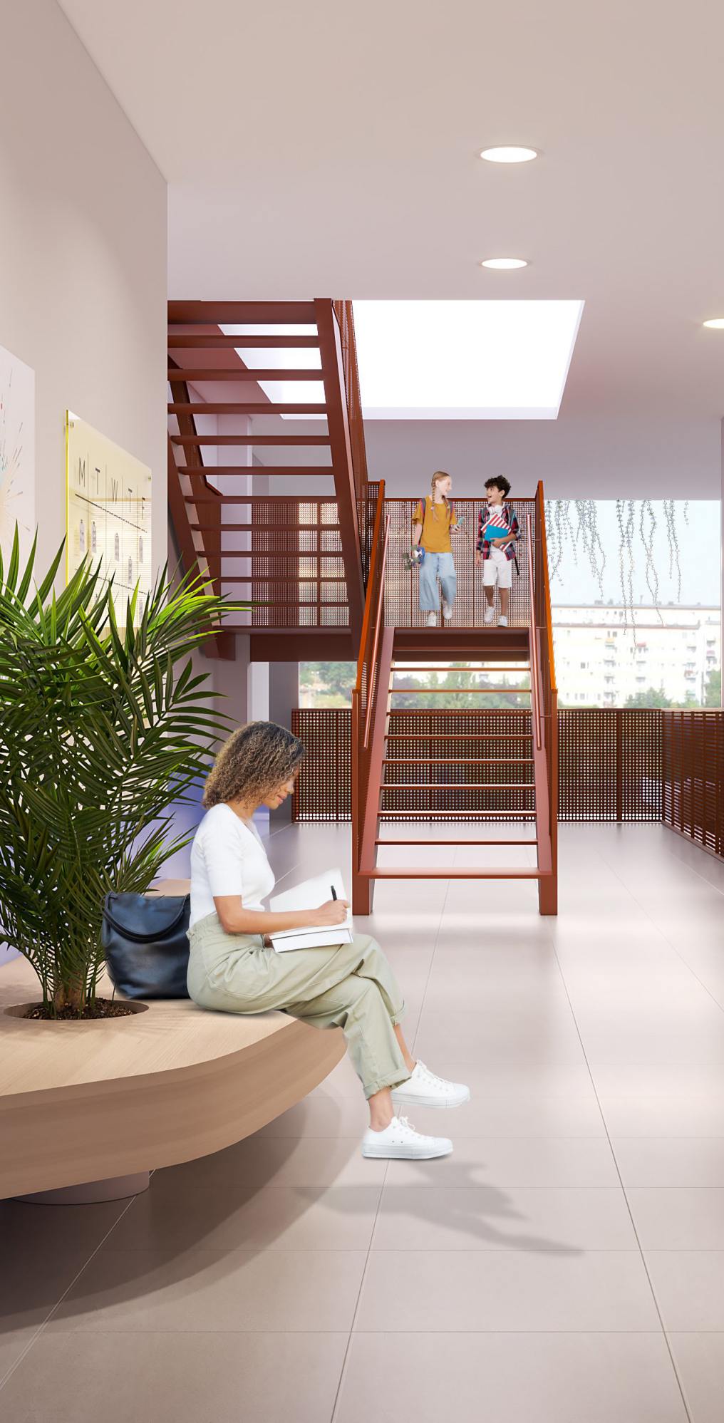 THIẾT KẾ NỘI THẤT KHỐI TRUNG HỌC TRƯỜNG TIỂU TRUNG HỌC QUỐC TẾ NAM ÚC SCOTCH AGS